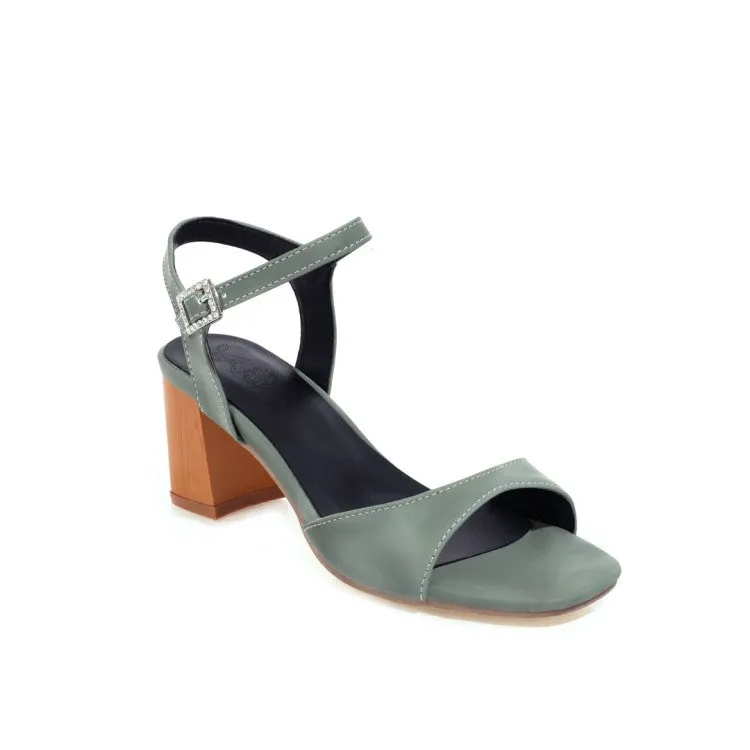 Women's's Rhinestone Block Heels Sandals Women's's Heels