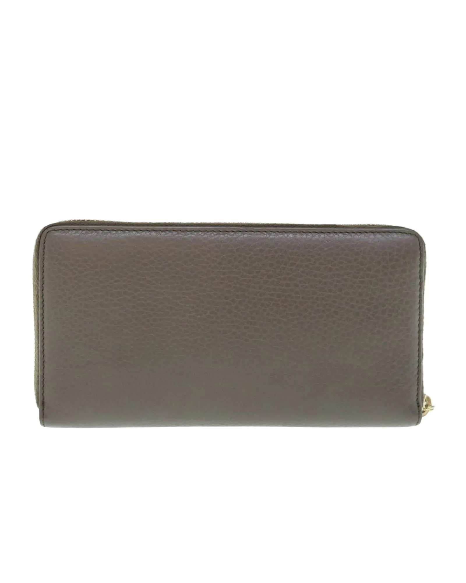 Zip Around Wallet Pebbled Leather