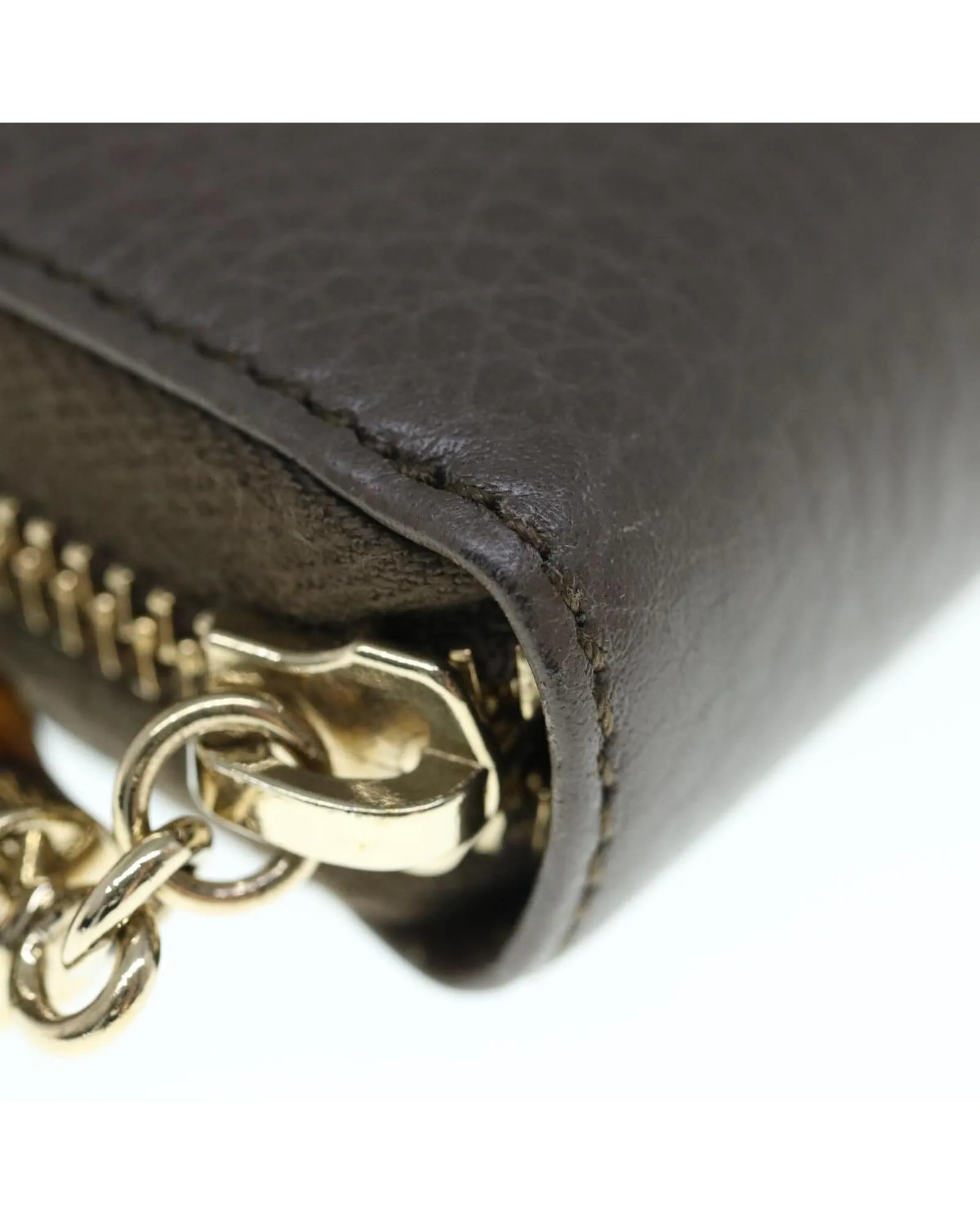 Zip Around Wallet Pebbled Leather